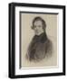 Portrait of Robert Schumann-German School-Framed Giclee Print