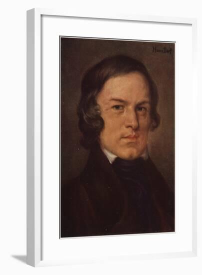 Portrait of Robert Schumann-German School-Framed Giclee Print