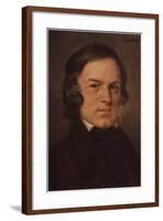 Portrait of Robert Schumann-German School-Framed Giclee Print