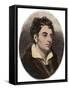 Portrait of Robert Southey (1774-1843) English poet of the Romantic school-French School-Framed Stretched Canvas