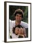 Portrait of Roberto Benigni and Massimo Troisi Smiling-null-Framed Photographic Print