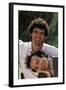 Portrait of Roberto Benigni and Massimo Troisi Smiling-null-Framed Photographic Print