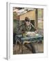 Portrait of Rodo Reading, 1903-Eugène Boudin-Framed Giclee Print