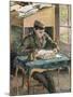 Portrait of Rodo Reading, 1903-Eugène Boudin-Mounted Giclee Print