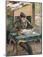 Portrait of Rodo Reading, 1903-Eugène Boudin-Mounted Giclee Print