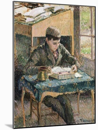 Portrait of Rodo Reading, 1903-Eugène Boudin-Mounted Giclee Print