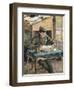 Portrait of Rodo Reading, 1903-Eugène Boudin-Framed Giclee Print