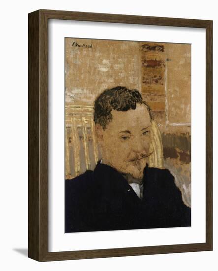 Portrait of Romain Coolus-Edouard Vuillard-Framed Giclee Print