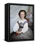 Portrait of Romaine Lacaux by Pierre-Auguste Renoir-null-Framed Stretched Canvas