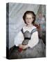 Portrait of Romaine Lacaux by Pierre-Auguste Renoir-null-Stretched Canvas