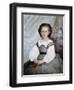 Portrait of Romaine Lacaux by Pierre-Auguste Renoir-null-Framed Giclee Print