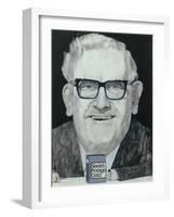 Portrait of Ronnie Barker, illustration for 'The Listener', 1970s-Barry Fantoni-Framed Giclee Print