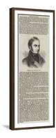 Portrait of Rowland Hill-null-Framed Premium Giclee Print