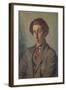 Portrait of Rowley Smart, 1925 (Oil on Panel)-Adolphe Valette-Framed Giclee Print