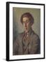 Portrait of Rowley Smart, 1925 (Oil on Panel)-Adolphe Valette-Framed Giclee Print
