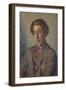 Portrait of Rowley Smart, 1925 (Oil on Panel)-Adolphe Valette-Framed Giclee Print