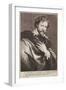 Portrait of Rubens, Icones Principum Virorum, 1630-45-Paulus Pontius-Framed Giclee Print