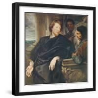 Portrait of Rubens-Sir Anthony Van Dyck-Framed Giclee Print