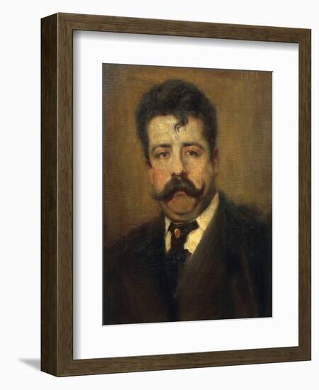 Portrait of Ruggero Leoncavallo-null-Framed Giclee Print