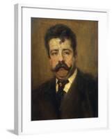 Portrait of Ruggero Leoncavallo-null-Framed Giclee Print