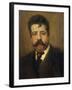 Portrait of Ruggero Leoncavallo-null-Framed Giclee Print