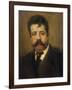 Portrait of Ruggero Leoncavallo-null-Framed Giclee Print