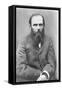 Portrait of Russian Author Feodor M. Dostoyevsky, 1821-1881-null-Framed Stretched Canvas