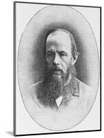 Portrait of Russian Author Feodor M. Dostoyevsky, 1821-1881-null-Mounted Photographic Print