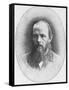 Portrait of Russian Author Feodor M. Dostoyevsky, 1821-1881-null-Framed Stretched Canvas