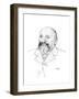 Portrait of Russian Composer Mily Balakirev, 1907-Leon Bakst-Framed Giclee Print