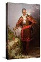 Portrait of Sa-Go-Ye-Wat-Hg or Red Jacket, C.1828-Robert Walter Weir-Stretched Canvas