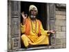 Portrait of Sadhu, Pashupatinath Temple, Kathmandu, Nepal, Asia-Jochen Schlenker-Mounted Photographic Print