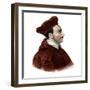 Portrait of Saint Charles Borromee (1538-1584) cardinal archbishop-French School-Framed Giclee Print