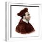 Portrait of Saint Charles Borromee (1538-1584) cardinal archbishop-French School-Framed Giclee Print