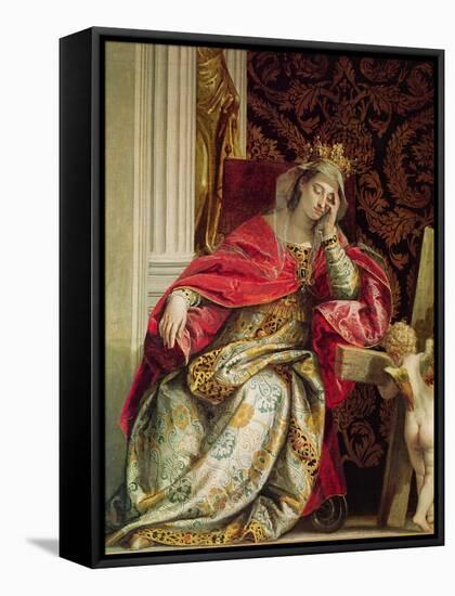 Portrait of Saint Helena-Paolo Veronese-Framed Stretched Canvas