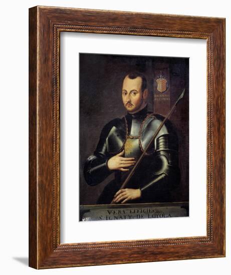 Portrait of Saint Ignatius of Loyola-null-Framed Giclee Print