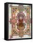 Portrait of Saint John from the Book of Kells, C800-null-Framed Stretched Canvas