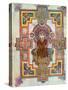 Portrait of Saint John from the Book of Kells, C800-null-Stretched Canvas