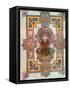 Portrait of Saint John from the Book of Kells, C800-null-Framed Stretched Canvas