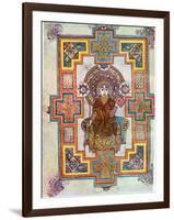 Portrait of Saint John from the Book of Kells, C800-null-Framed Giclee Print