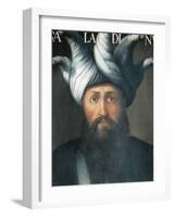 Portrait of Saladin, Salah Al-Din Yusuf-null-Framed Giclee Print