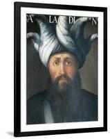 Portrait of Saladin, Salah Al-Din Yusuf-null-Framed Premium Giclee Print