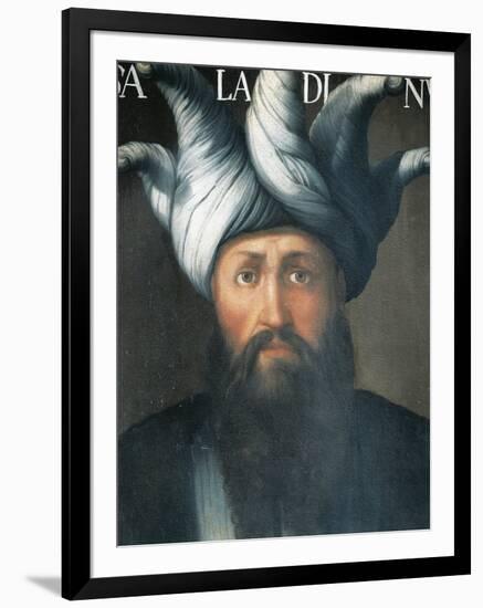 Portrait of Saladin, Salah Al-Din Yusuf-null-Framed Giclee Print