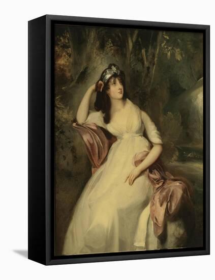 Portrait of Sally Siddons (1775-180)-Thomas Lawrence-Framed Stretched Canvas