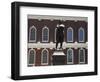 Portrait of Samuel Adams, Faneuil Hall, Boston, Massachusetts, USA-Amanda Hall-Framed Photographic Print