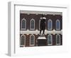 Portrait of Samuel Adams, Faneuil Hall, Boston, Massachusetts, USA-Amanda Hall-Framed Photographic Print