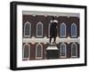 Portrait of Samuel Adams, Faneuil Hall, Boston, Massachusetts, USA-Amanda Hall-Framed Photographic Print