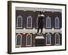 Portrait of Samuel Adams, Faneuil Hall, Boston, Massachusetts, USA-Amanda Hall-Framed Photographic Print