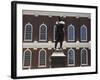 Portrait of Samuel Adams, Faneuil Hall, Boston, Massachusetts, USA-Amanda Hall-Framed Photographic Print