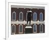 Portrait of Samuel Adams, Faneuil Hall, Boston, Massachusetts, USA-Amanda Hall-Framed Photographic Print